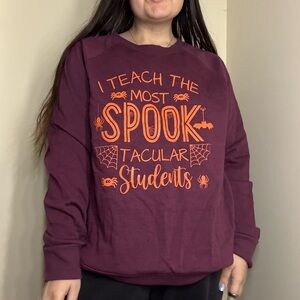 Teacher Halloween Sweatshirt - size XL